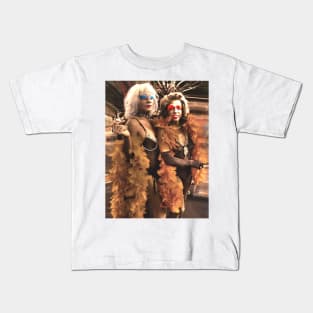 Boys in costume and smoking at the Gay Parade Kids T-Shirt